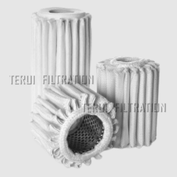 Equipo de filtración Industrial de la filtración - cartude del filtro del estilo del extremo cosido