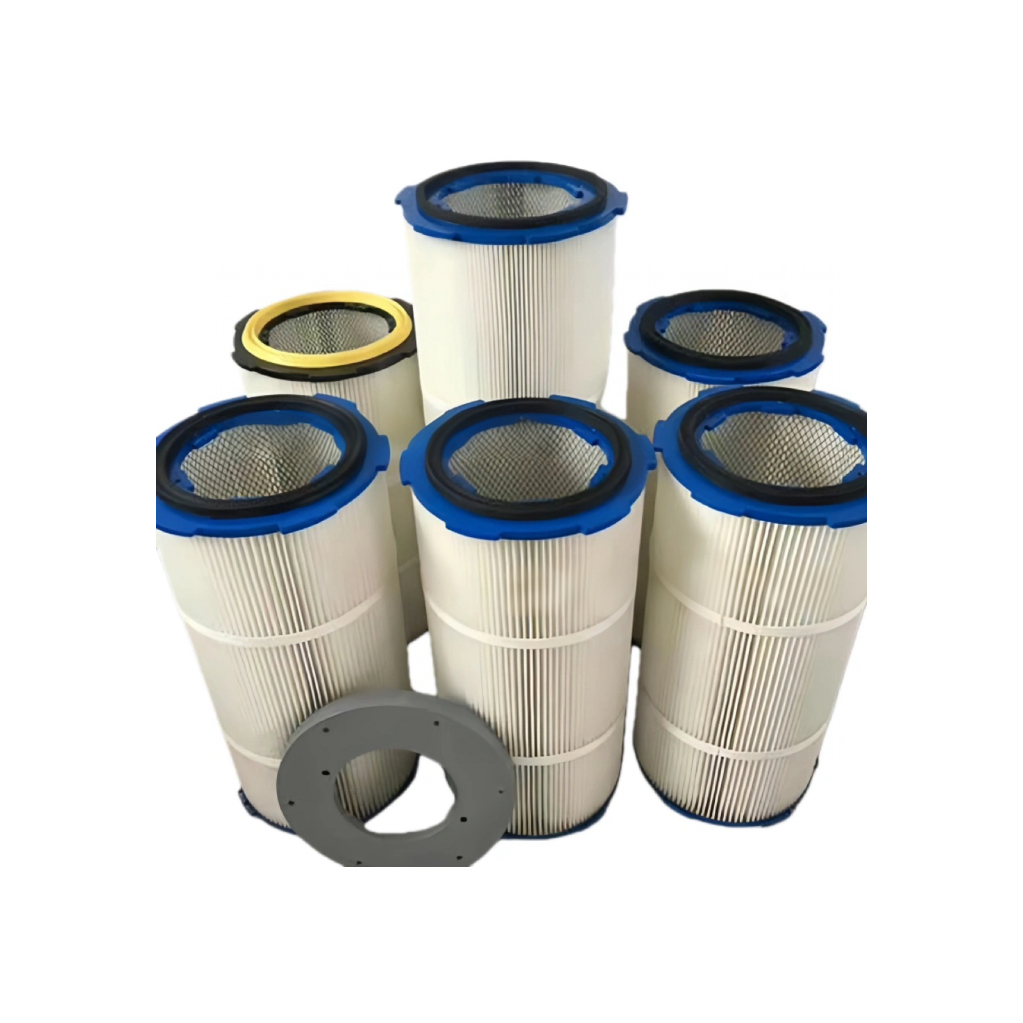 Seis cartude de filtro de poliéster de instalación