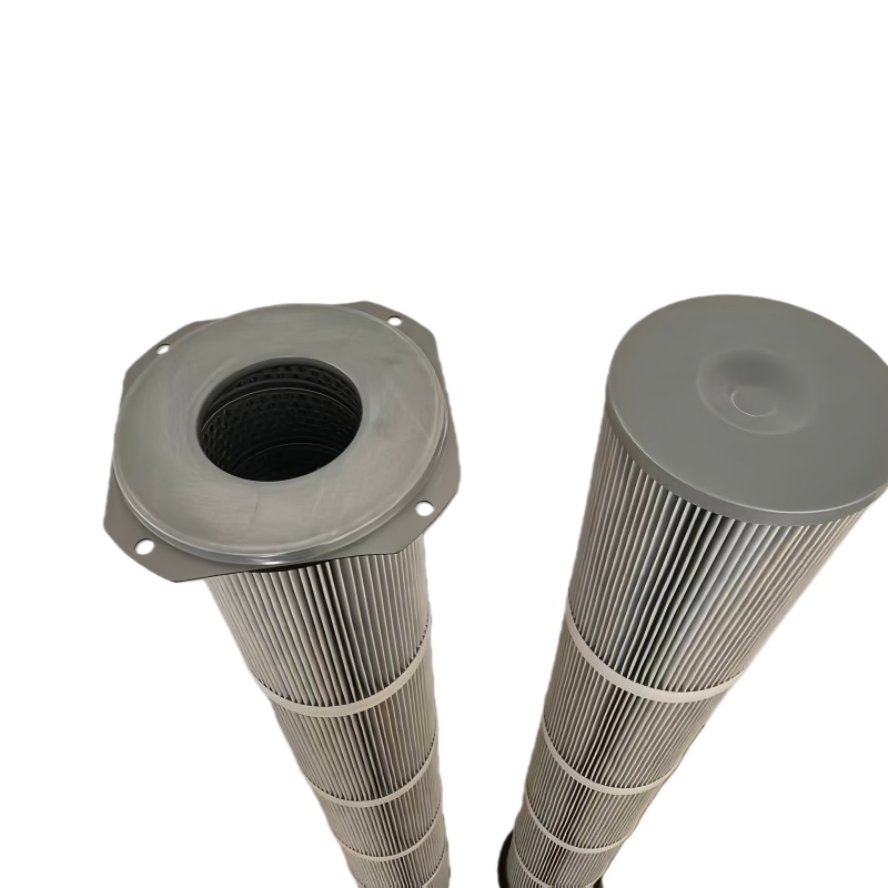 Cartude de filtro de poliéster de instalación de cuatro tornillos