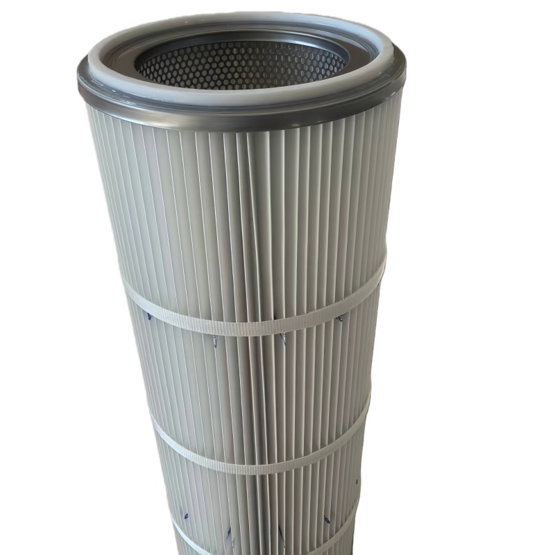 Recogen el polvo del cartucho filtrante